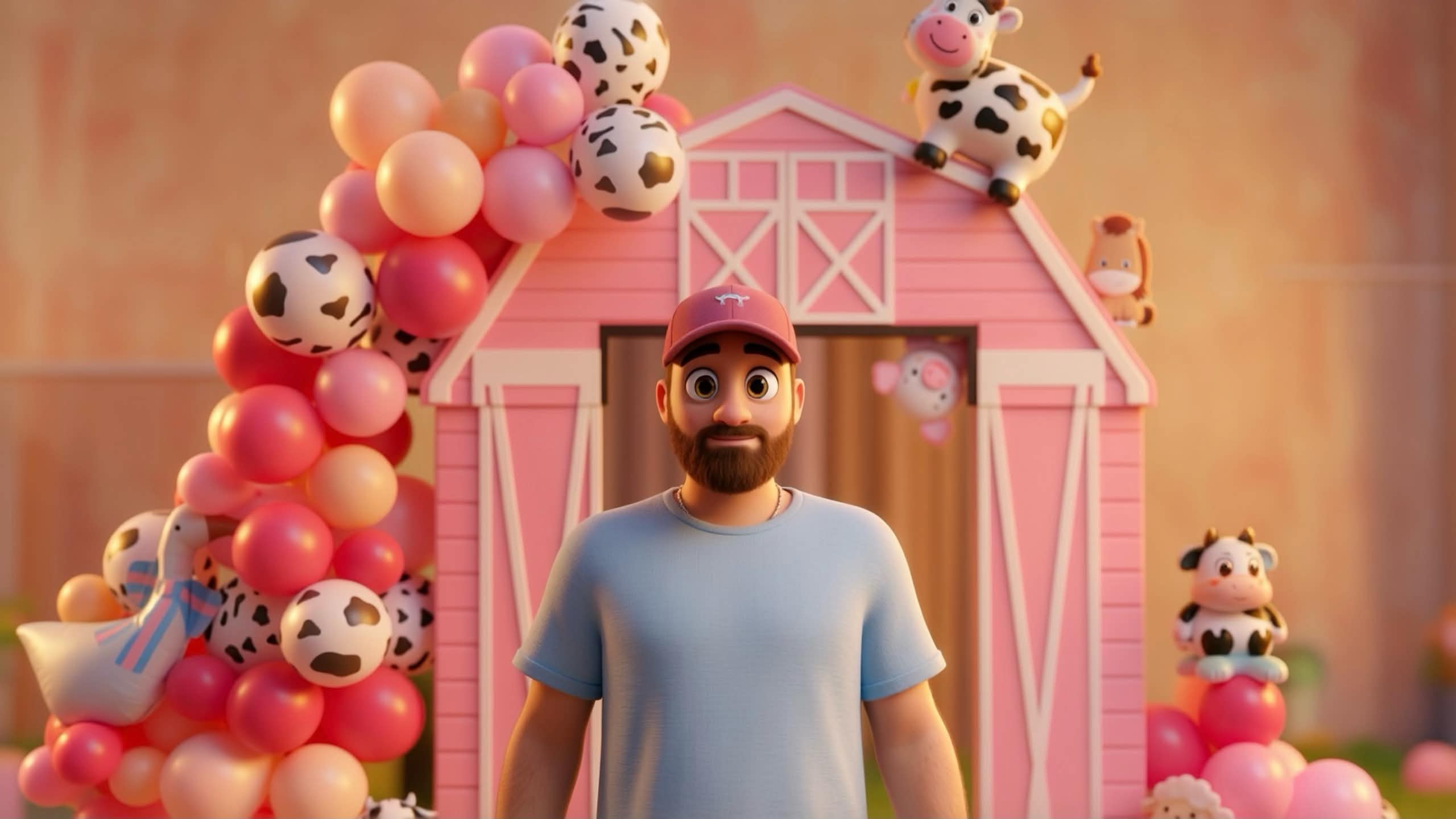 Photo transformée par l'IA générative au style Disney